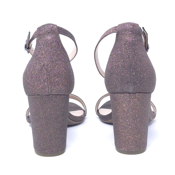 Bandolino Armory Bronze Glitter Strappy Heeled Sandals Size 10M - Picture 4 of 12